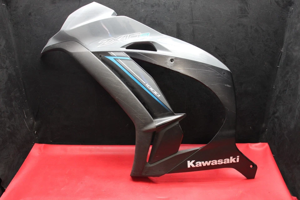 16-2020 KAWASAKI ZX10R OEM lado izquierdo carenado completo superior inferior rayado #8517 Foto 1 de 4