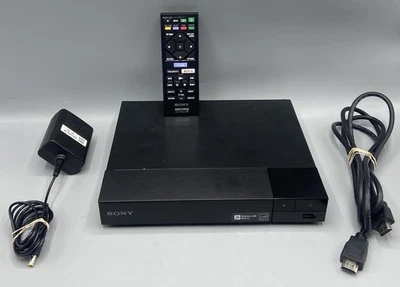 Reproductor de DVD Sony BDP-S3700 Wi-Fi Streaming Blu-Ray con control remoto, adaptador de CA HDMI EUC Foto 1 de 4
