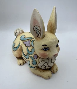 Jim Shore Cute As A Cottontail Bunny Rabbit Heartland Creek 4031212 Enesco 2012 - Picture 1 of 9