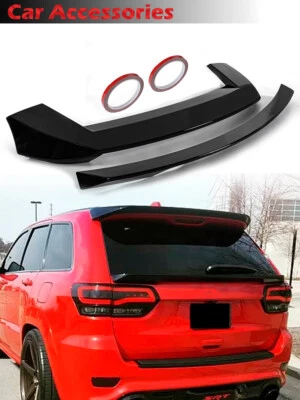 Glossy Black Rear Roof Spoiler Top Wing Lip For Jeep Grand Cherokee 	2013-2020 - Image 1 of 4