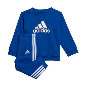 ADIDAS BAMBINO INFANT TUTA GIROCOLLO COTONE GARZATO art. HM6612 mod. I BOS JOG F - Imagen 1 de 4