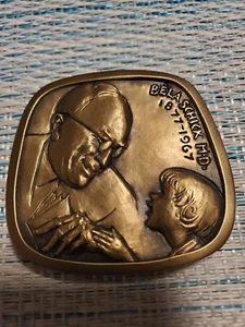 Medalla de bronce Bela Schick del Salón de la Fama Judío-Americano sin certificado de autenticidad - Imagen 1 de 12