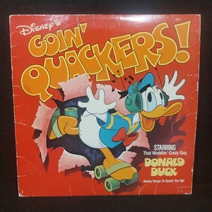Walt Disney Goin' Quackers Vinyl Album Record LP 33 RPM Donald Duck - Imagen 1 de 13