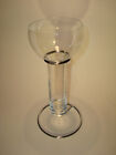 Rosenthal, Kerzenhalter "Aqualux" DESIGNOBJEKT Glas & Metall Vintage H = 24,5 cm