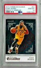 2015 Panini Excalibur Kyrie Irving Knight's Templar PSA 10