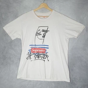 Camisa Supreme Jean Paul Gaultier Para Hombre Rayas Bretonas Medianas Boceto Envejecido - Imagen 1 de 22