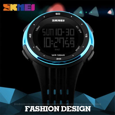 SKMEI Digital Sport Watches Student Outdoor Electronic Countdown Wristwatch HOT - image 1 of 4