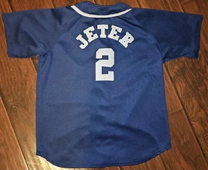 New York Yankees #2 Derek Jeter Jersey Size Youth XL - Picture 1 of 5