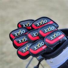 Juego de 10 piezas de cubierta magnética de hierro para club de golf 4-9-ASPX línea roja azul línea roja