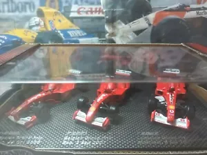 1/43 Michael Schumacher Ferrari Triple Champion set "Marlboro" by Hotwheels - Picture 1 of 15