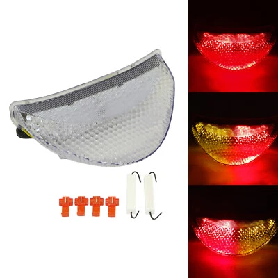 Clear E-Make LED Tail Brake Turn Signals Light for HONDA CB600F Hornet 2007-2010 - Image 1 of 4