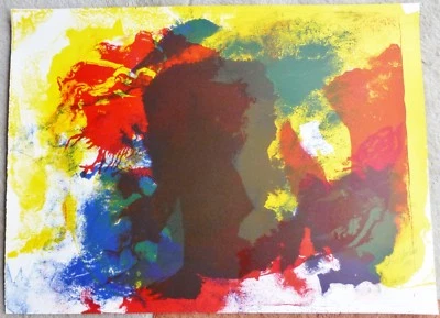 PAUL JENKINS CINCO INVOCACIONES II 1997 FIRMADA A MANO Litografía 37/100 arte abstracto Foto 1 de 4