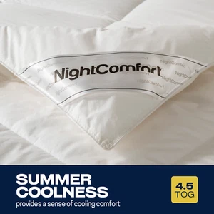 Edredón de algodón NightComfort Hotel Quality cosido en caja T233 - 4,5/10,5/13,5 Tog - Imagen 1 de 49