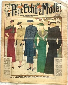 LE PETIT ECHO DE LA MODE n° 40 du 6 Octobre 1935 revue ancienne Hiver 1936 - Picture 1 of 2