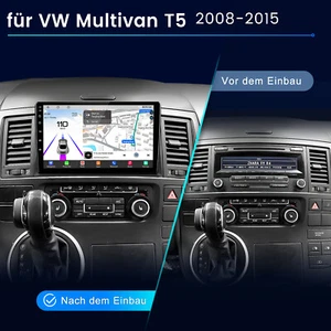 128GB Für VW Multivan T5 08-2015 Carplay Android 13 Autoradio GPS Navi WIFI BT - Bild 1 von 14