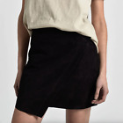 ONE TEASPOON BLACK SUEDE WILD THING SKIRT - size S