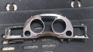 04-10 Audi S8 D3 OEM Instrument Cluster Trim Bezel Chestnut Woodgrain 4E1857115 - Picture 1 of 8