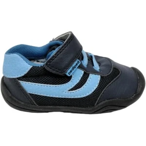 Pediped Sneakers Cliff Toddler Boy Size 5.5 Running Sneakers Black And Blue  - Picture 1 of 3