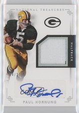 2017 National Treasures Material Signatures Prime /25 Paul Hornung Auto HOF