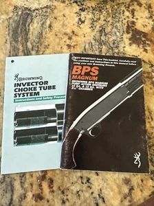 Original Browning BPS MAGNUM Shotgun Owners Instruction Manual & Invector Card - Picture 1 of 7