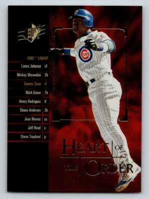 2000 SPx Heart of the Order #H8 Sammy Sosa (ref 173158) - Image 1 of 2
