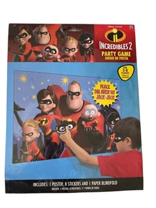 Incredibles 2 Childrens Birthday Party Game NEW Disney Pixar - Picture 1 of 2