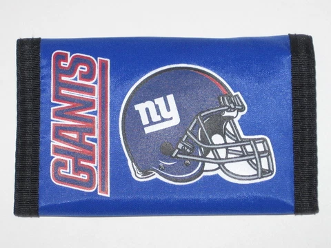 New York Giants Trifold Nylon Wallet With Coin Pockets FREE SHIPPING!! Cover