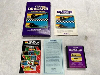 NICE Atari VCS 2600 Game Complete in Box 1980 Activision DRAGSTER + Very Clean - Image 1 of 4