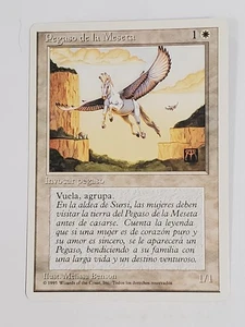 MTG Mesa Pegasus (Spanish 4th Edition (WB)/White/C) - BGM - Picture 1 of 2
