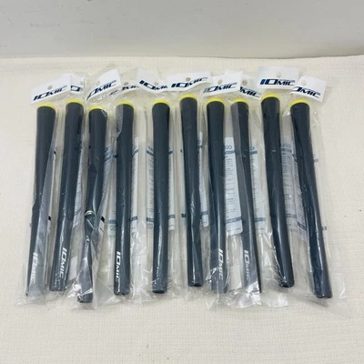 Nuevas empuñaduras de golf IOMIC STICKY 1,8 M60 negras/amarillas 10 un. Foto 1 de 4