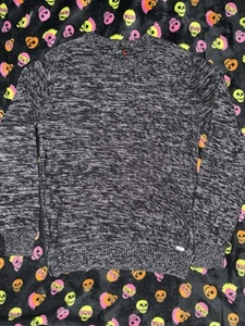 G by Guess men's knit sweater charcoal grey size M EXCELLENT USED CONDITION - Picture 1 of 11
