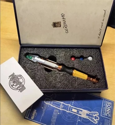 Doctor Who Cosplay 11th Metal Sonic Screwdriver LED Light Prop Replica Halloween - Image 1 of 4