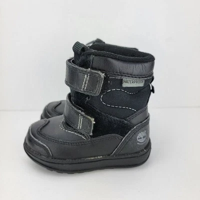 Timberland Niños Pequeños Talla 5 Negro Mukluk Cueva Polar 200 Gramos WP Botas 39824 Foto 1 de 4
