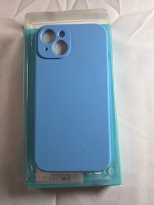 Funda Gel Silicona Líquida iPhone 13 (6.1") Delgada Suave Cubierta Azul - Imagen 1 de 2