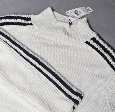 Suéter deportivo a rayas Sanctuary sin usar, en caja, para mujer L en rayas de tiza mangas largas nuevo Foto 1 de 4