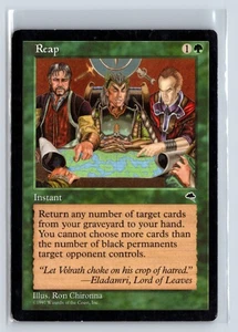 Reap Tempest Uncommon Green Instant – MTG Magic the Gathering Card - Picture 1 of 5
