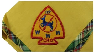 Croatan Lodge 117 East Carolina NC CRO Neckerchief Arrowhead (TS218) - Picture 1 of 2