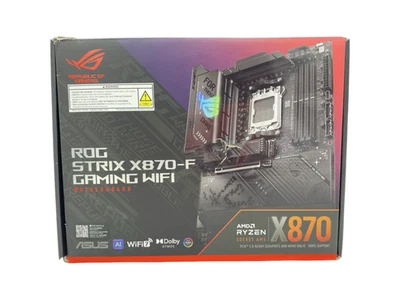 ASUS ROG STRIX X870-F GAMING WIFI AM5 DDR5 Wi-Fi 7 Motherboard - ASIS READ 10/28 - Image 1 of 4