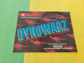 Dynowarz NES Original Manual No Game Nintendo