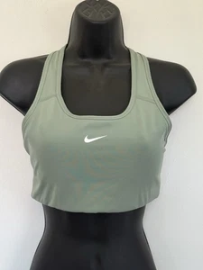 Nike Sage Green Light Padded Sports Bran Cropped Fitness | Training Tank Gr. M - Bild 1 von 9