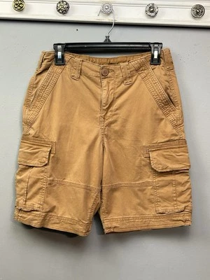 George Cargo Shorts Mens 28 Camel Tan Pockets Outdoor Teen Distressed - Image 1 of 4