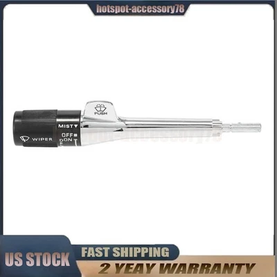 22510144 Chrome Turn Signal Delay Wiper Lever Switch Fits Chevrolet Buick GMC - Image 1 of 4