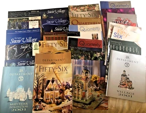 Lot Of (29)Department 56 - SNOW VILLAGE Catalogs Brochures Ads 1989-2001 - Picture 1 of 9