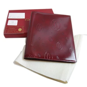 Authentic Cartier Happy Birthday planner cover Leather #8535 - Picture 1 of 10