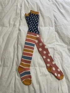 Matilda Jane Girls' Tights Stripes Polka Dots, Size 2 - Picture 1 of 6