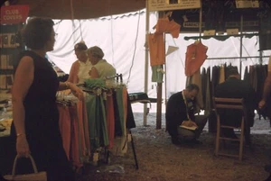 1962 Professional Golfers Association PGA Trade Show Tent #4 Vintage 35mm Slide - Picture 1 of 2