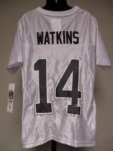NEW-Minor Flaw-Blank Front Bills #14 Sammy Watkins Youth Girls Small 7/8 Jersey - Picture 1 of 7
