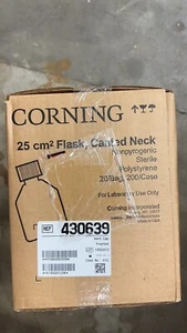 Corning 430639 25cm2 Flask Canted Neck 200/Case, Exp 2025 - Picture 1 of 1