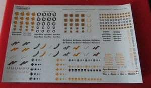 Warhammer The Old World Empire of Man Knights Transfer Sheet Decals Transfers GW - Picture 1 of 5