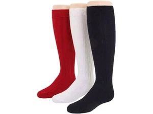 Jefferies Kids 248622 6-Pair Pack Knee High Socks Size Medium Shoe 12-6 - Picture 1 of 2